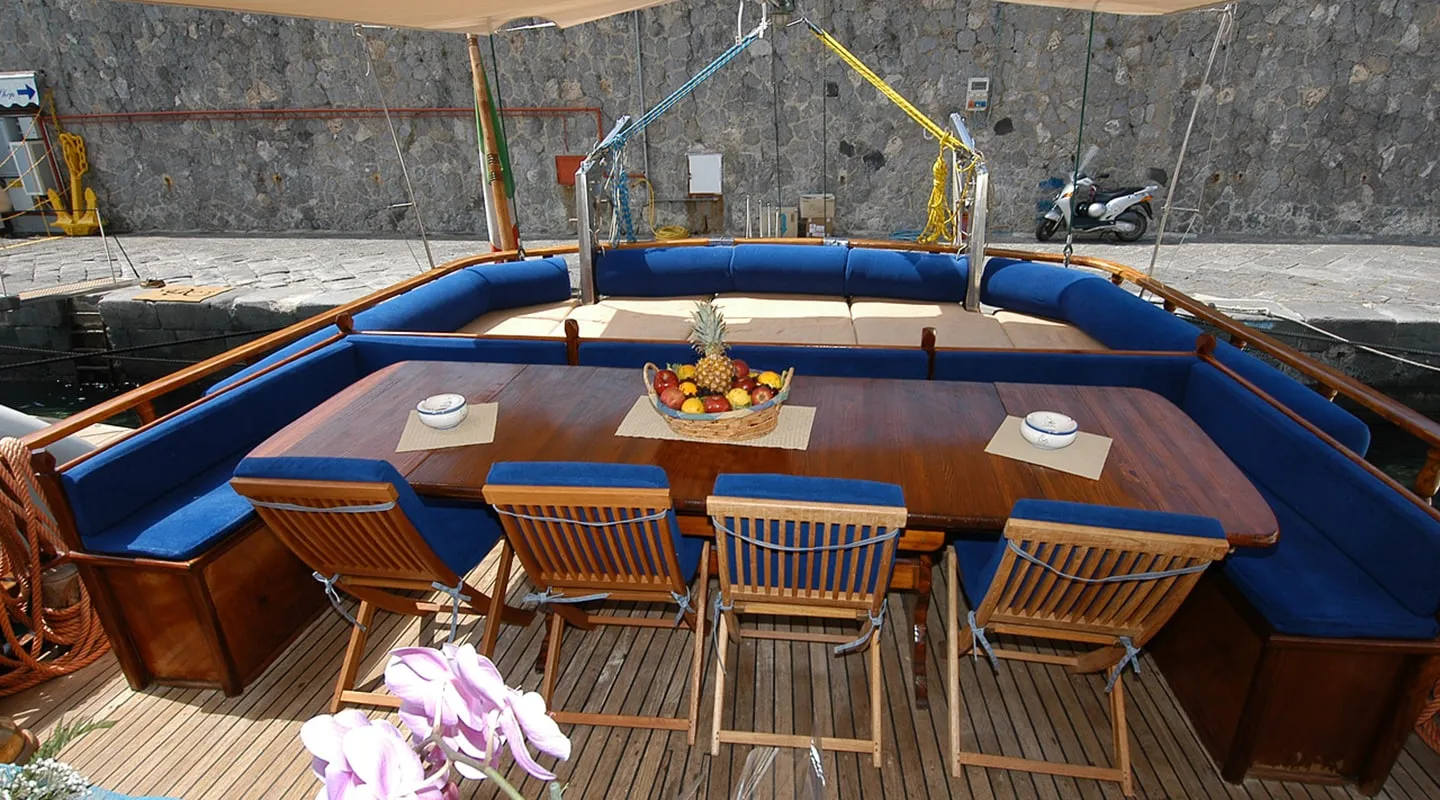 MARIA GIOVANNA Aft deck