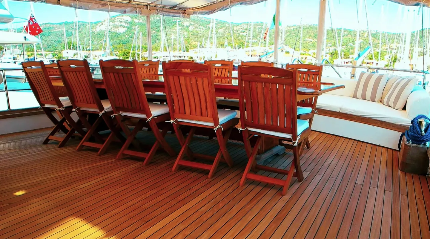 VICTORIA Aft deck