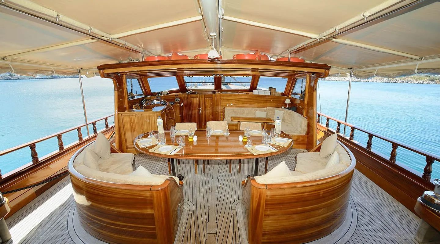 ZEPHYRIA II Aft deck