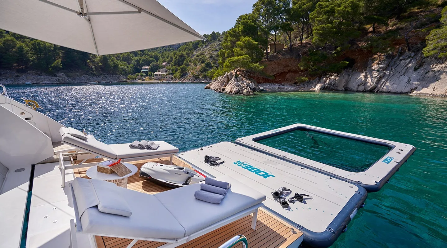 ALUMINIA TOO Swim platform