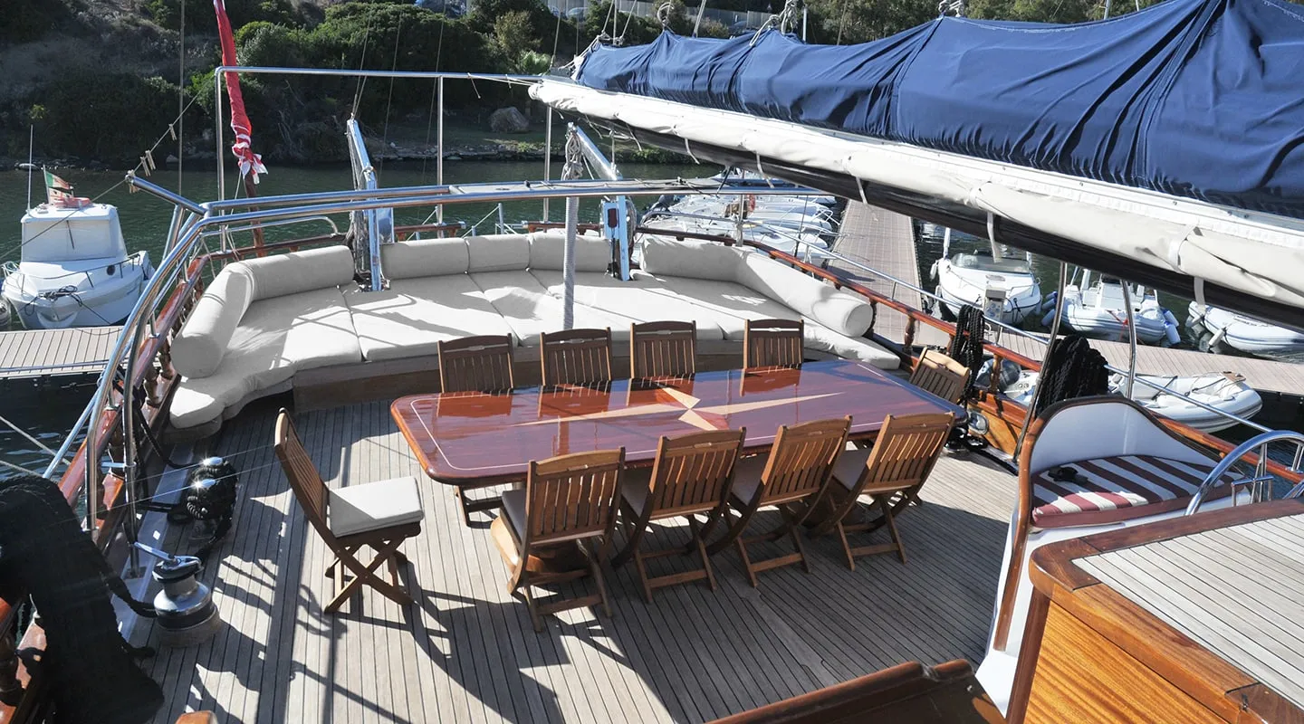 ELIANORA Aft deck