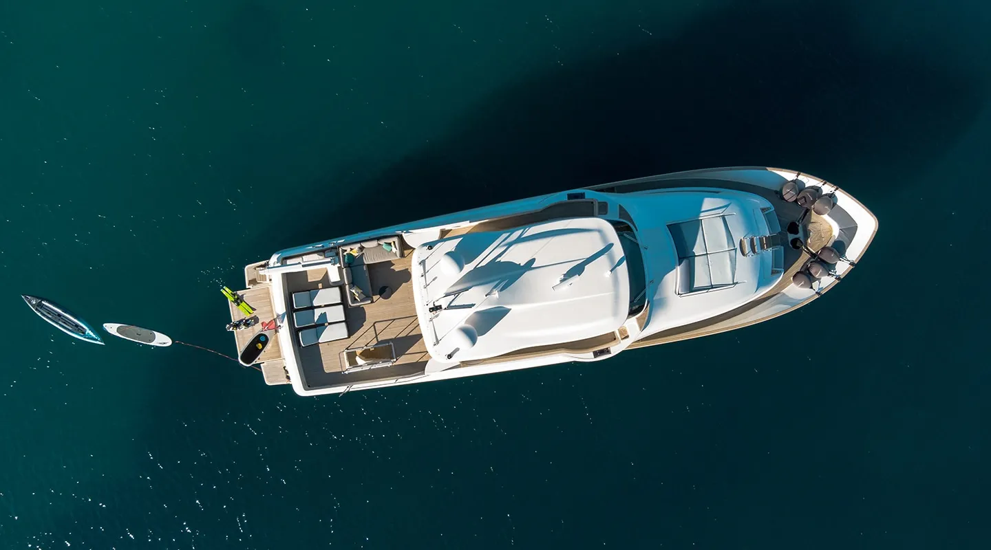FRIENDS BOAT Aerial view