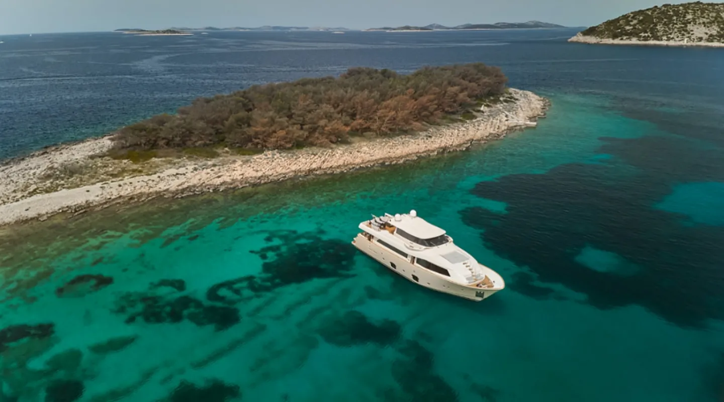 FRIENDS BOAT Anchored