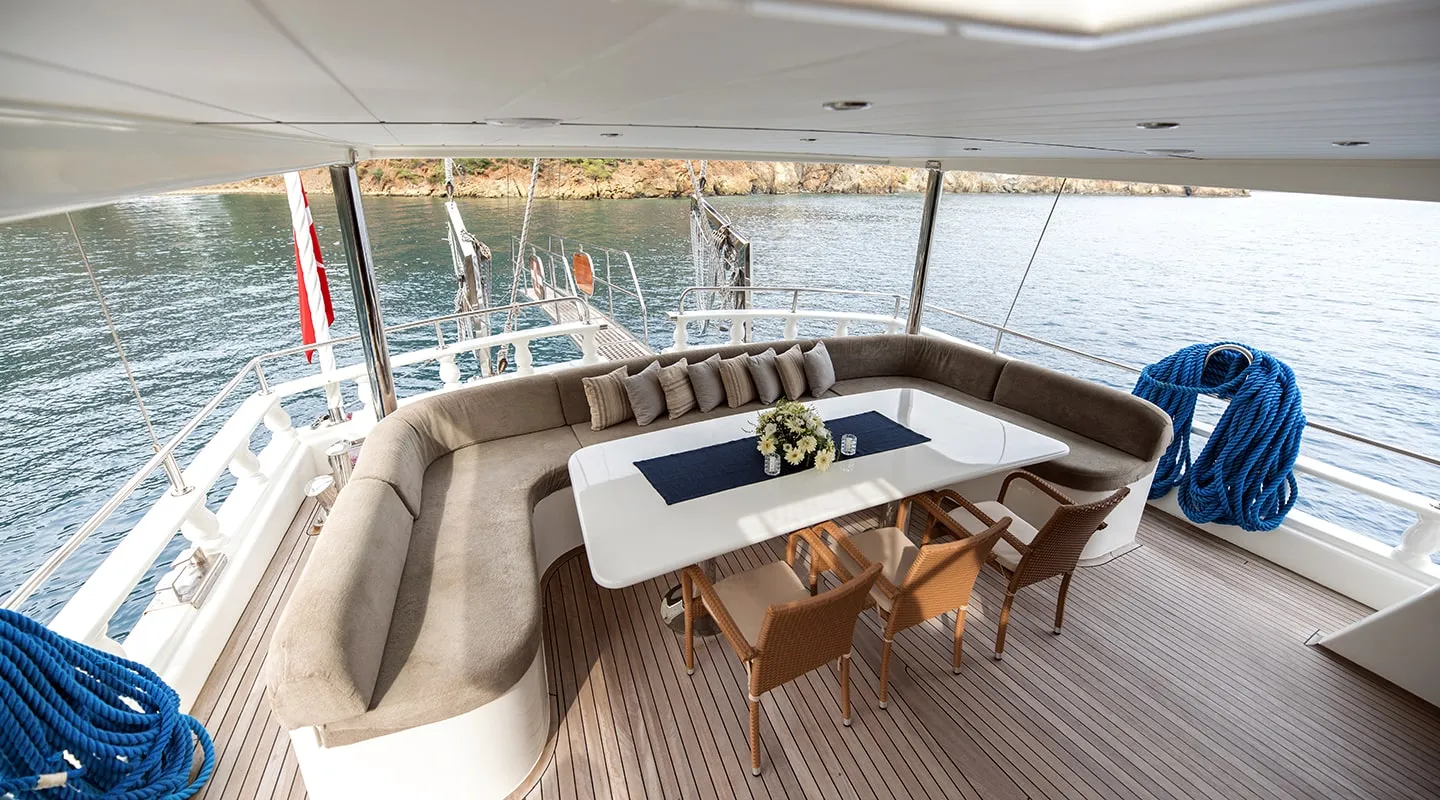 KAYHAN 11 Aft deck