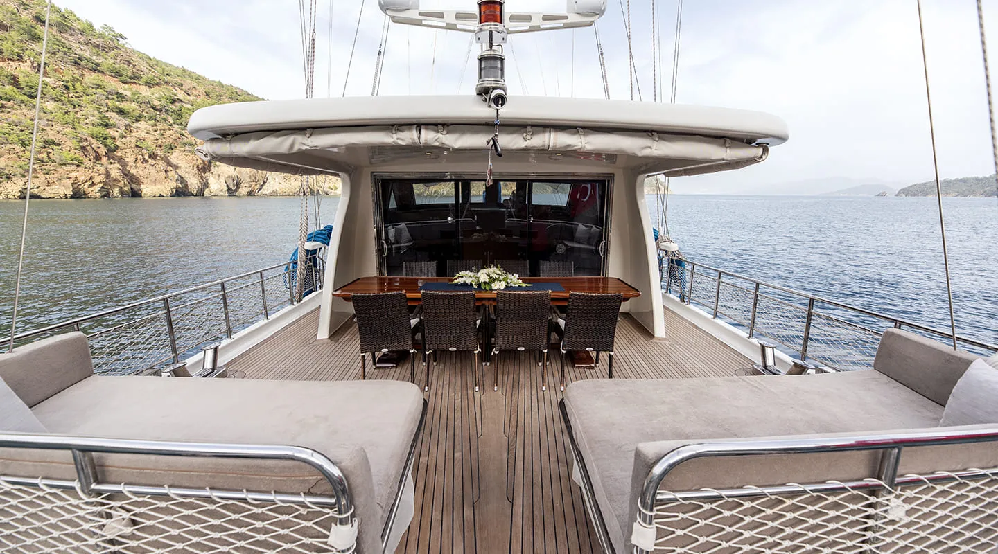 KAYHAN 3 Aft deck