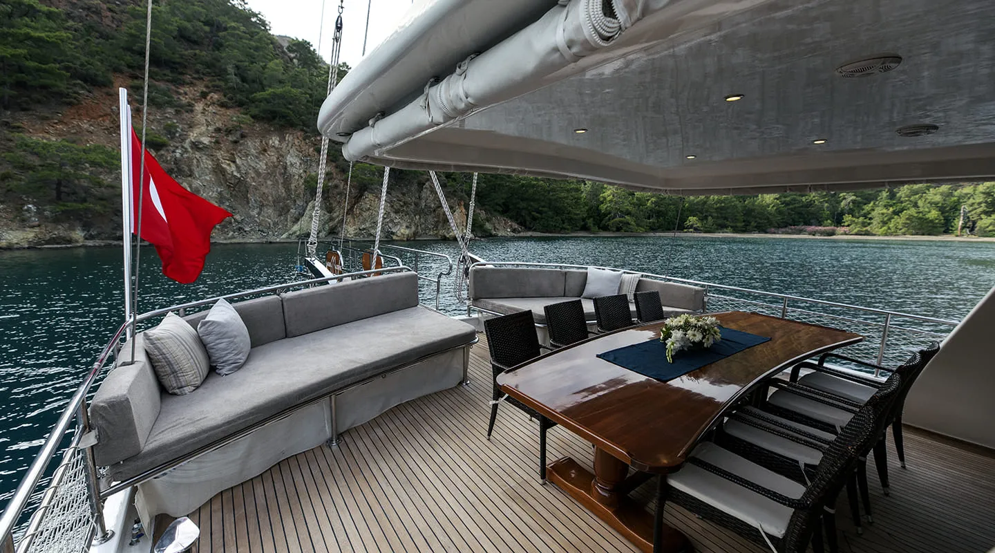 KAYHAN 3 Aft deck