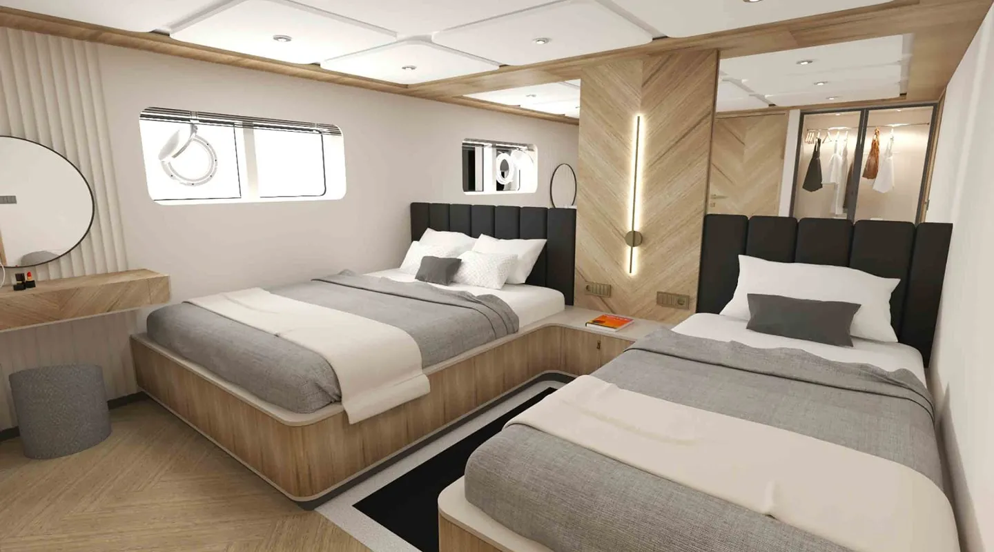 KING OF THE SEA Twin cabin