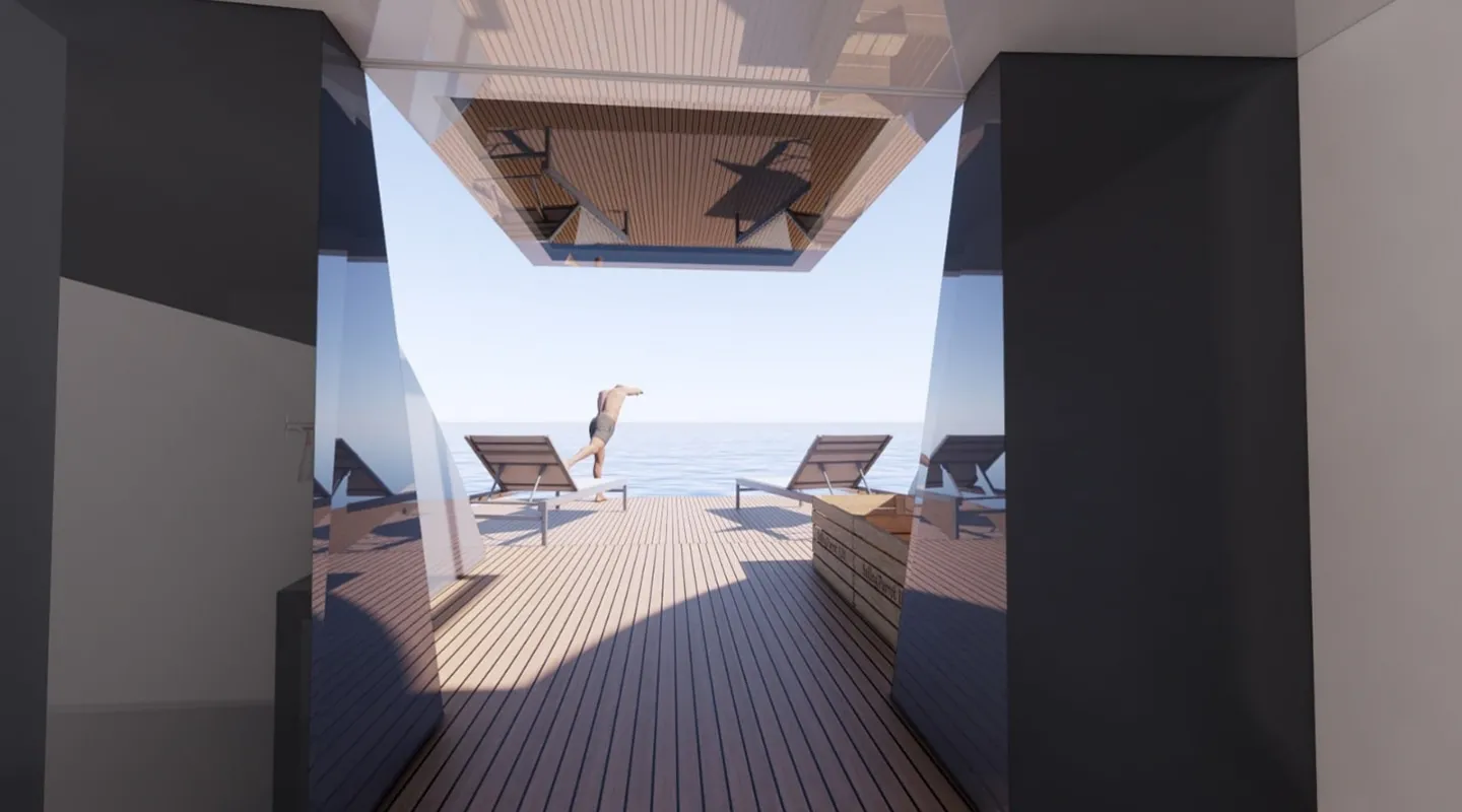 NORTH WIND Swim platform