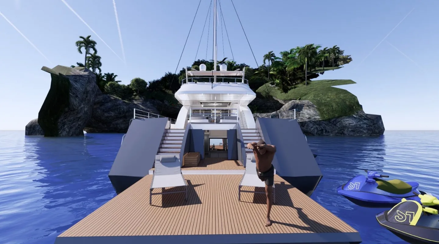 NORTH WIND Swim platform
