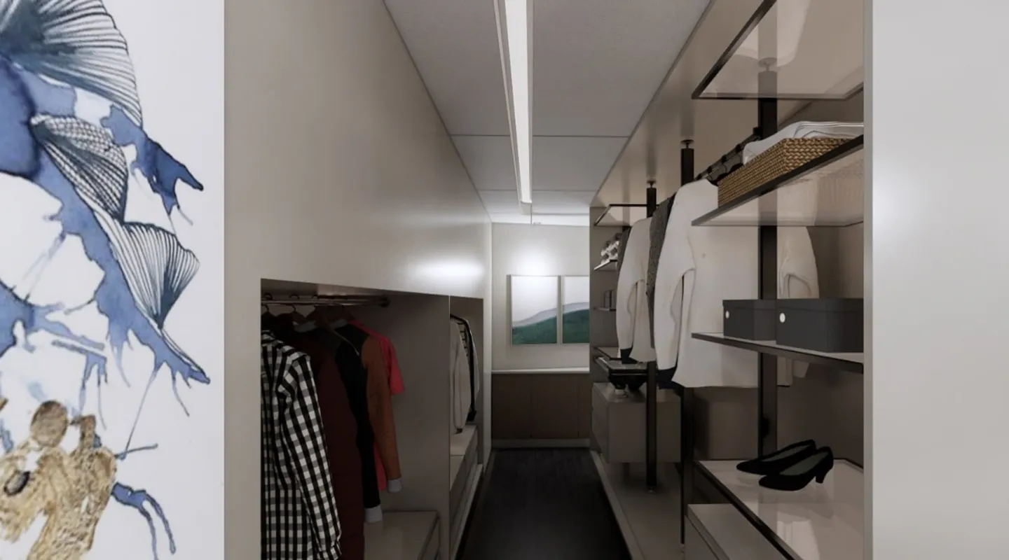 NORTH WIND Walk in closet