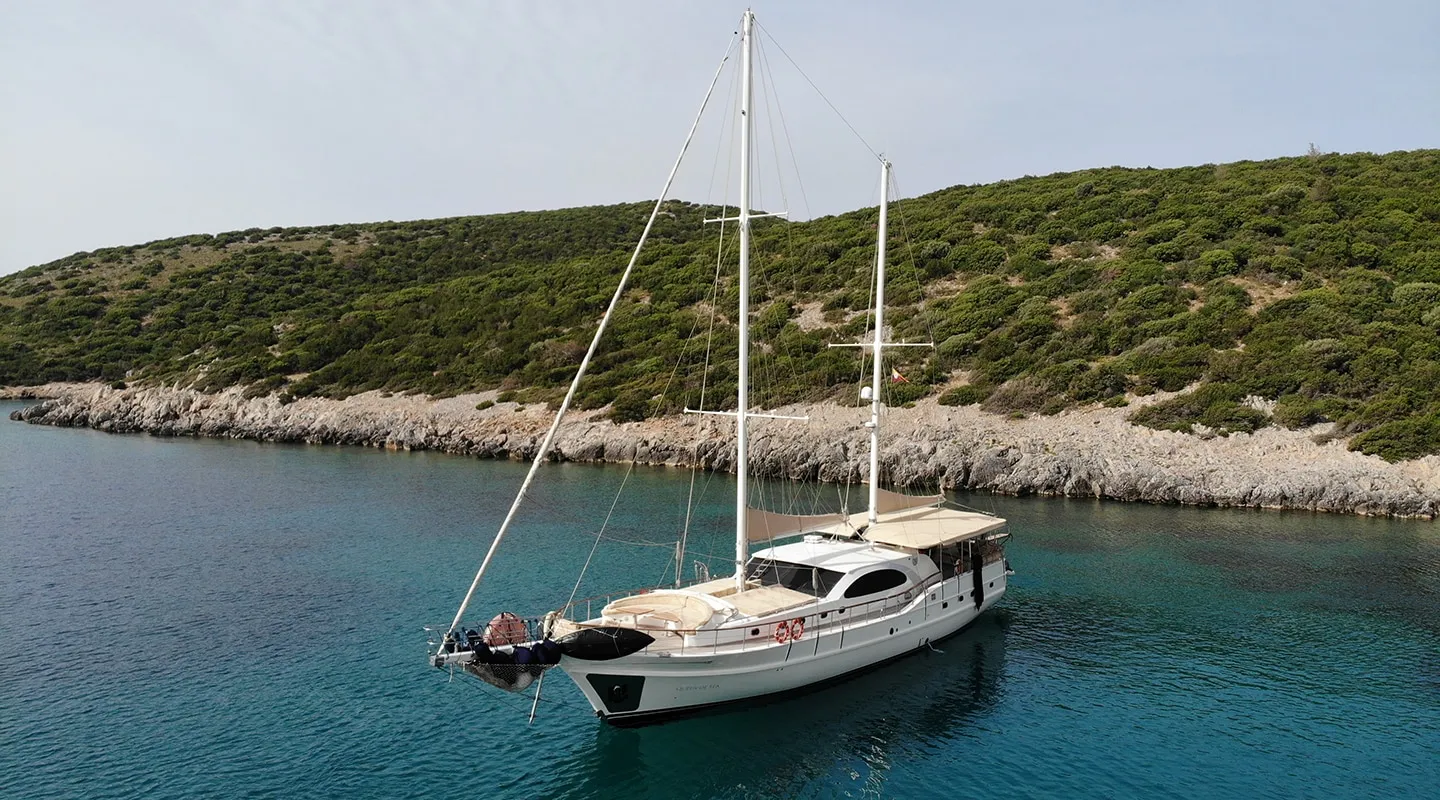 QUEEN OF SEA Anchored