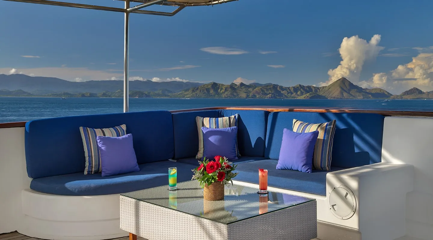 THE TRANS LUXURY YACHT Upper deck