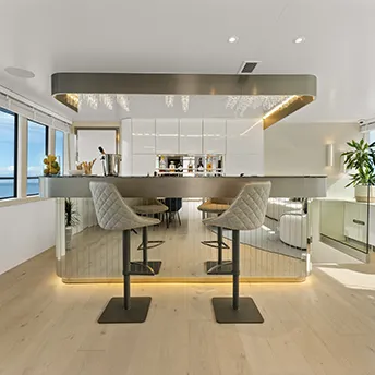 Elegant indoor oasis