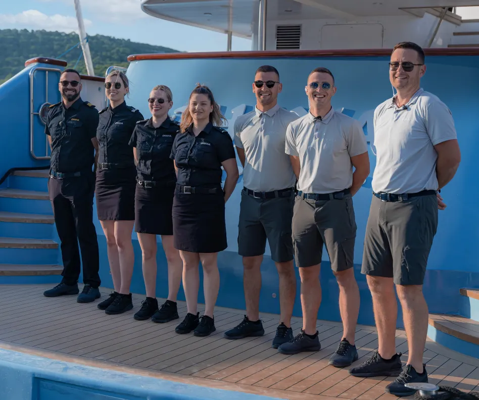 Introducing the Dedicated Crew of the Luxurious DS Yacht Ohana