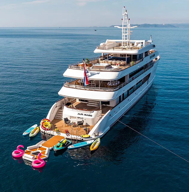 Ample variety of water sports equipment