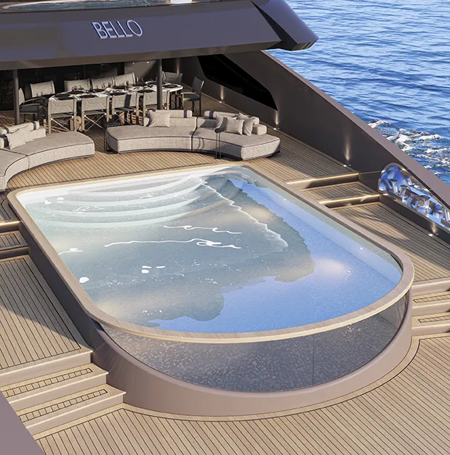 Inviting Deck Spaces & Water Features