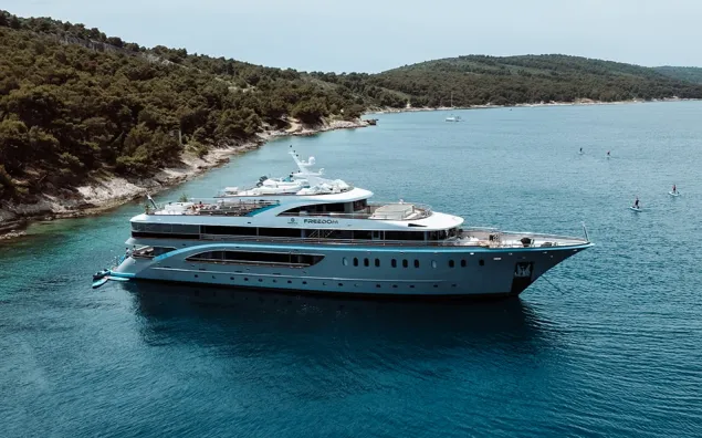 Luxury yacht FREEDOM - The Most Unique Luxury Yacht in Croatia