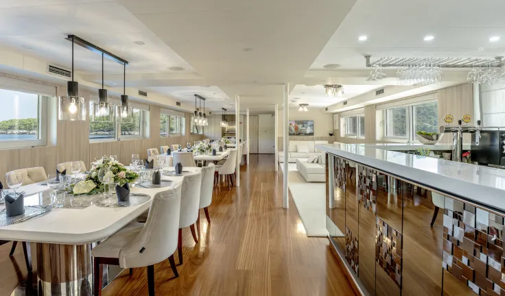 The Journey Behind Yacht Cristal's Luxurious Interior