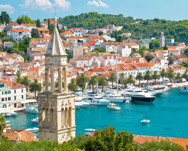 Hvar Town on Hvar Island