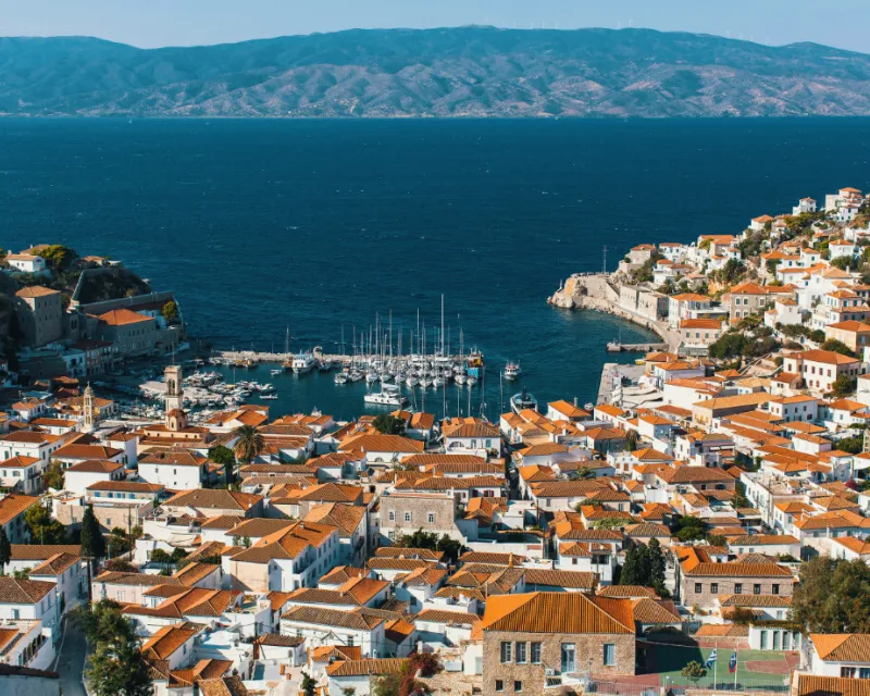 Marina of Hydra island