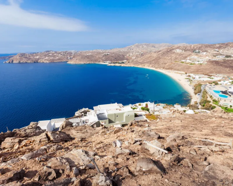 Mykonos island beach