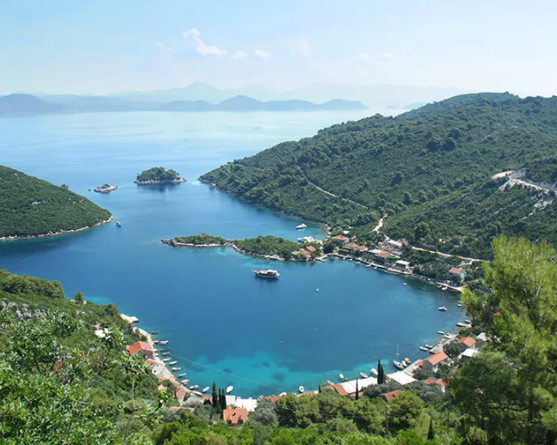 Panoramic-view-of-the-Prozura-bay-island-Mljet-Croatia