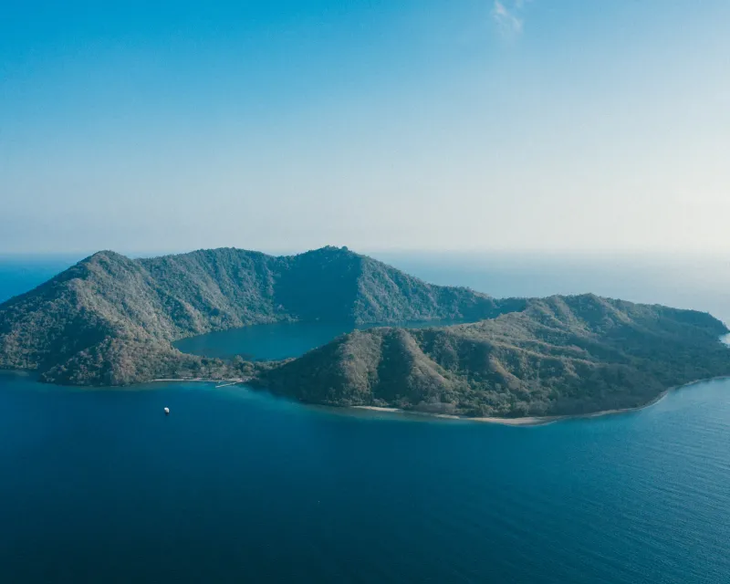 Satonda volcanic crater