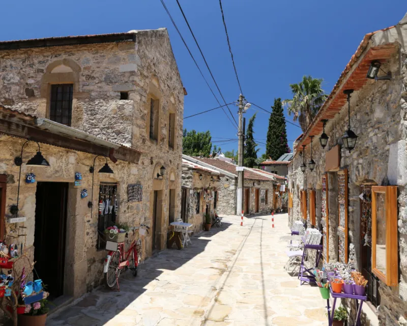 Street in Old Datca Mugla City Turkey