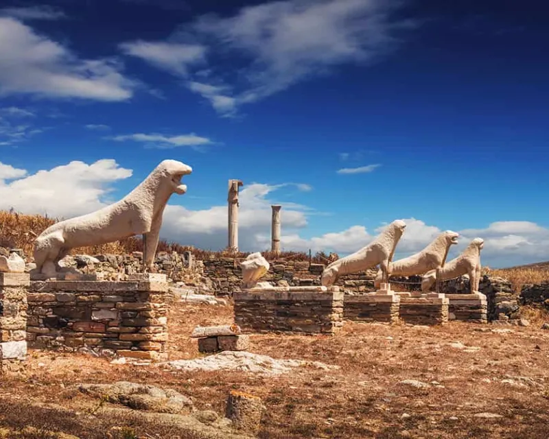 The-Terrace-of-the-Lions-on-Delos-Island-Greece