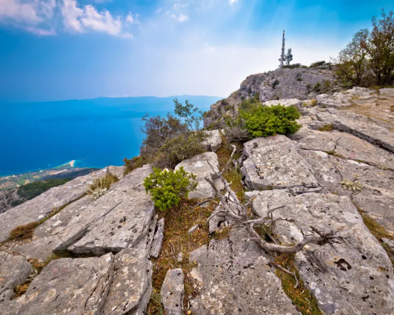 Vidova Gora mountain on Brac 