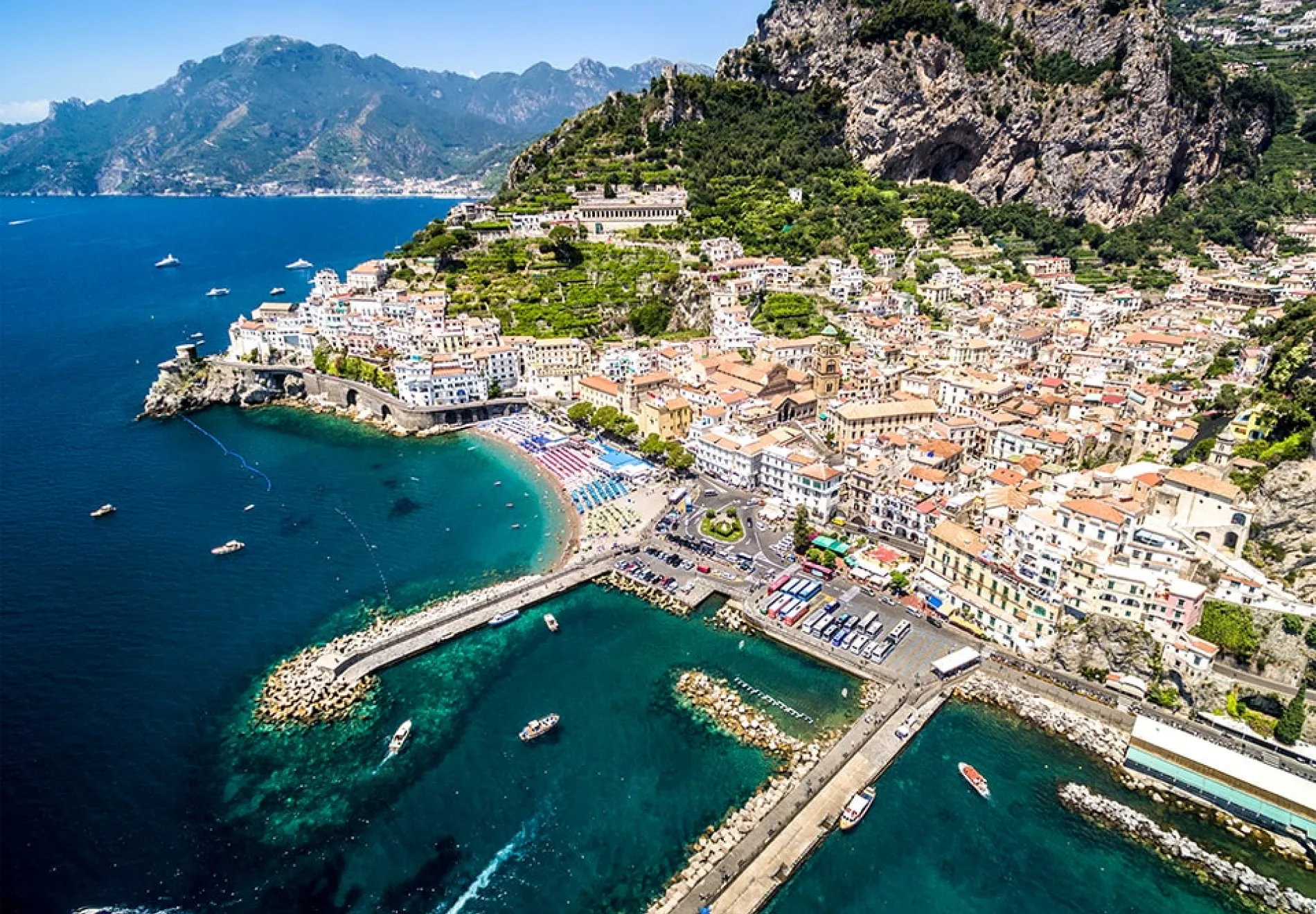 Aerial-View-of-Maiori-Amalfi-coast-Italy.