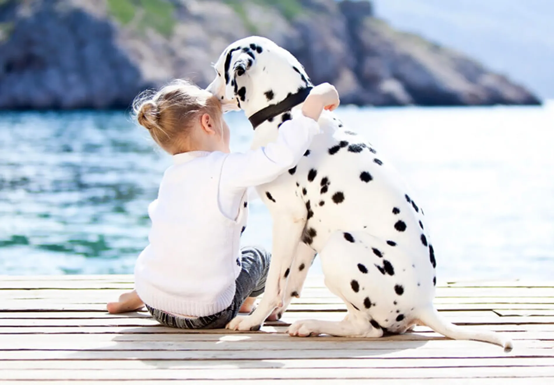 Dalmatian-dog-and-Girl