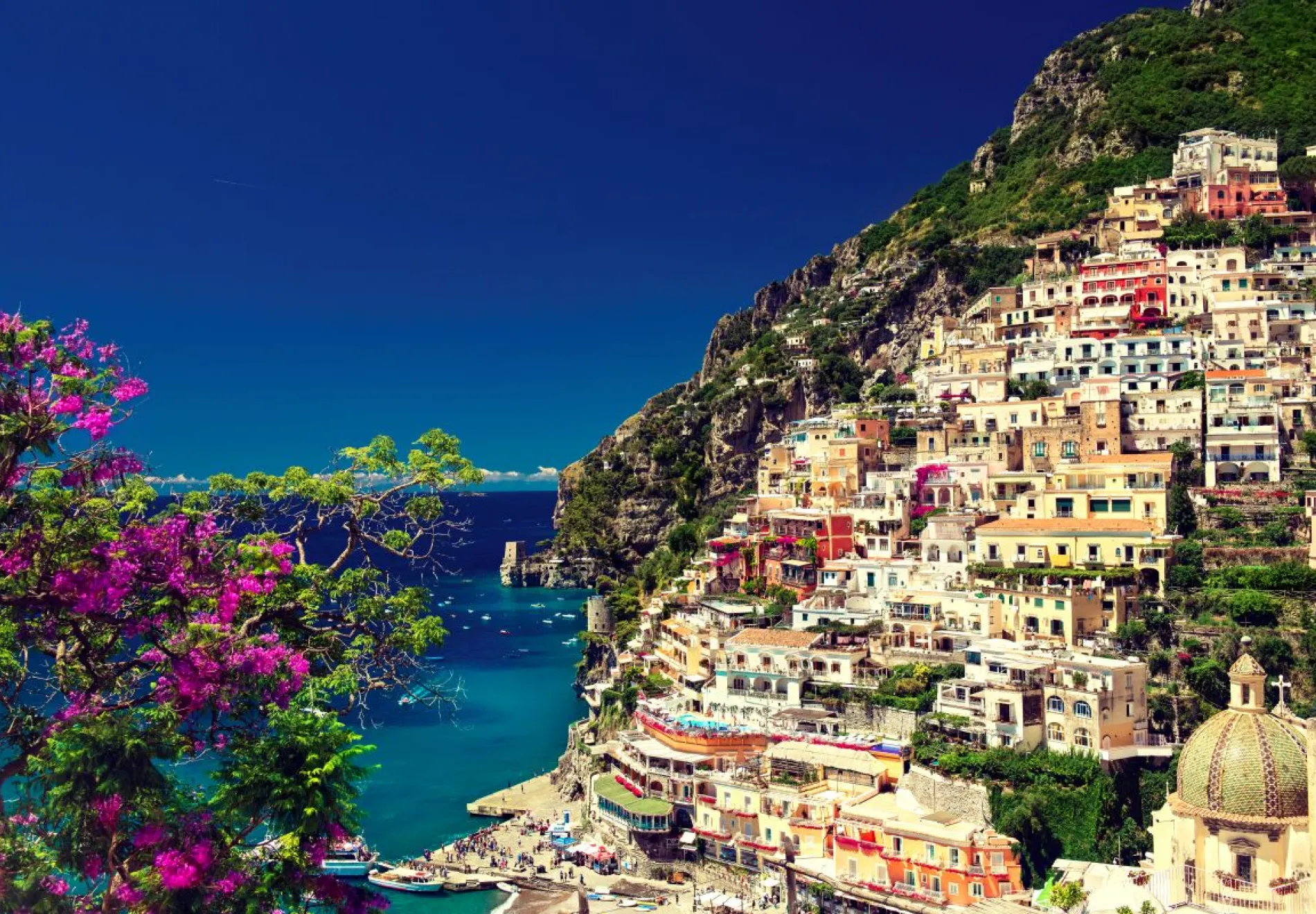 Italy-Amalfi-coast-Positano-.-Beautiful-cityscape