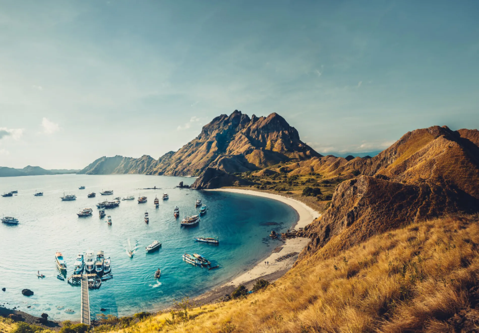 Padar island Bay