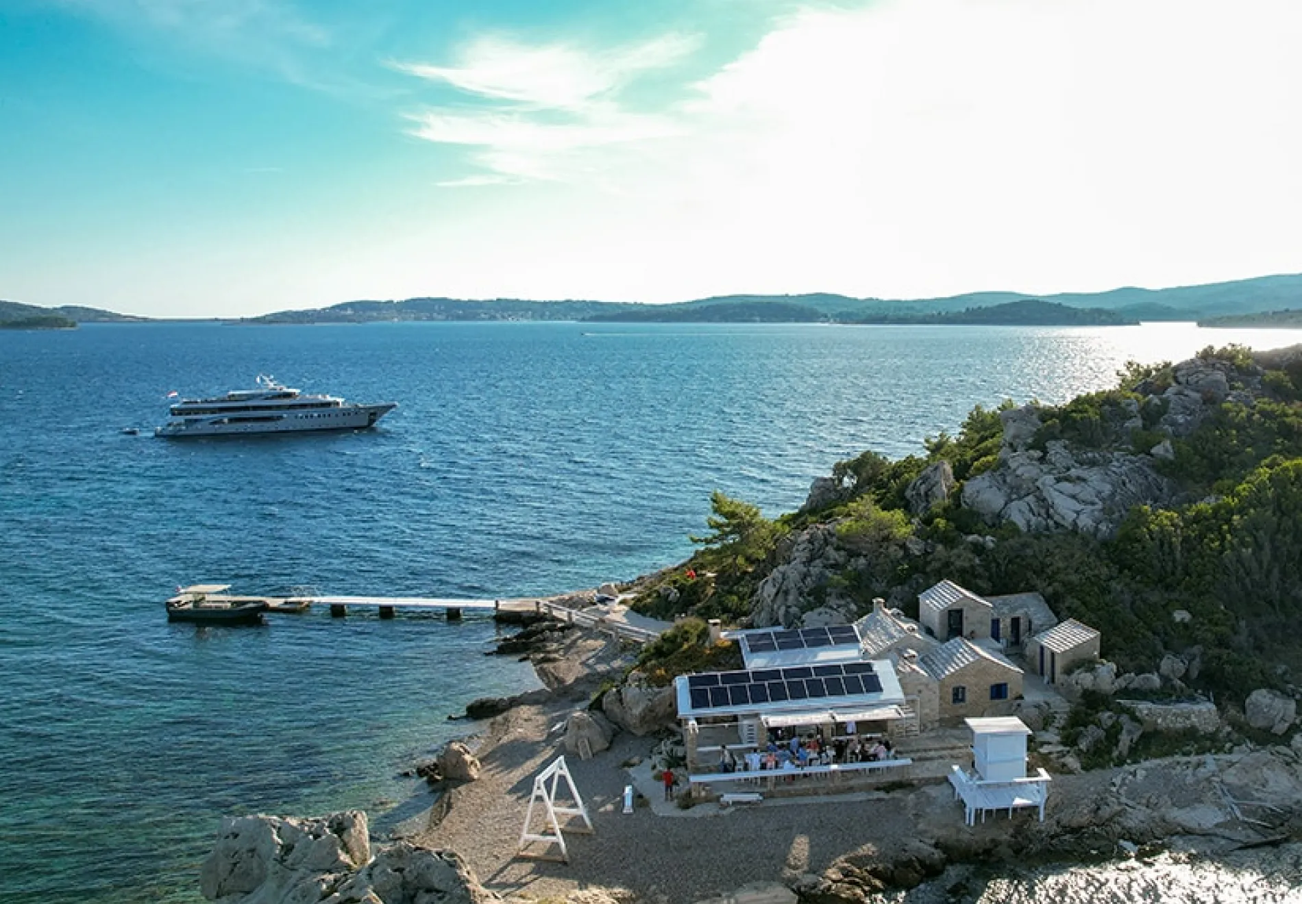 Private bars on remote islands