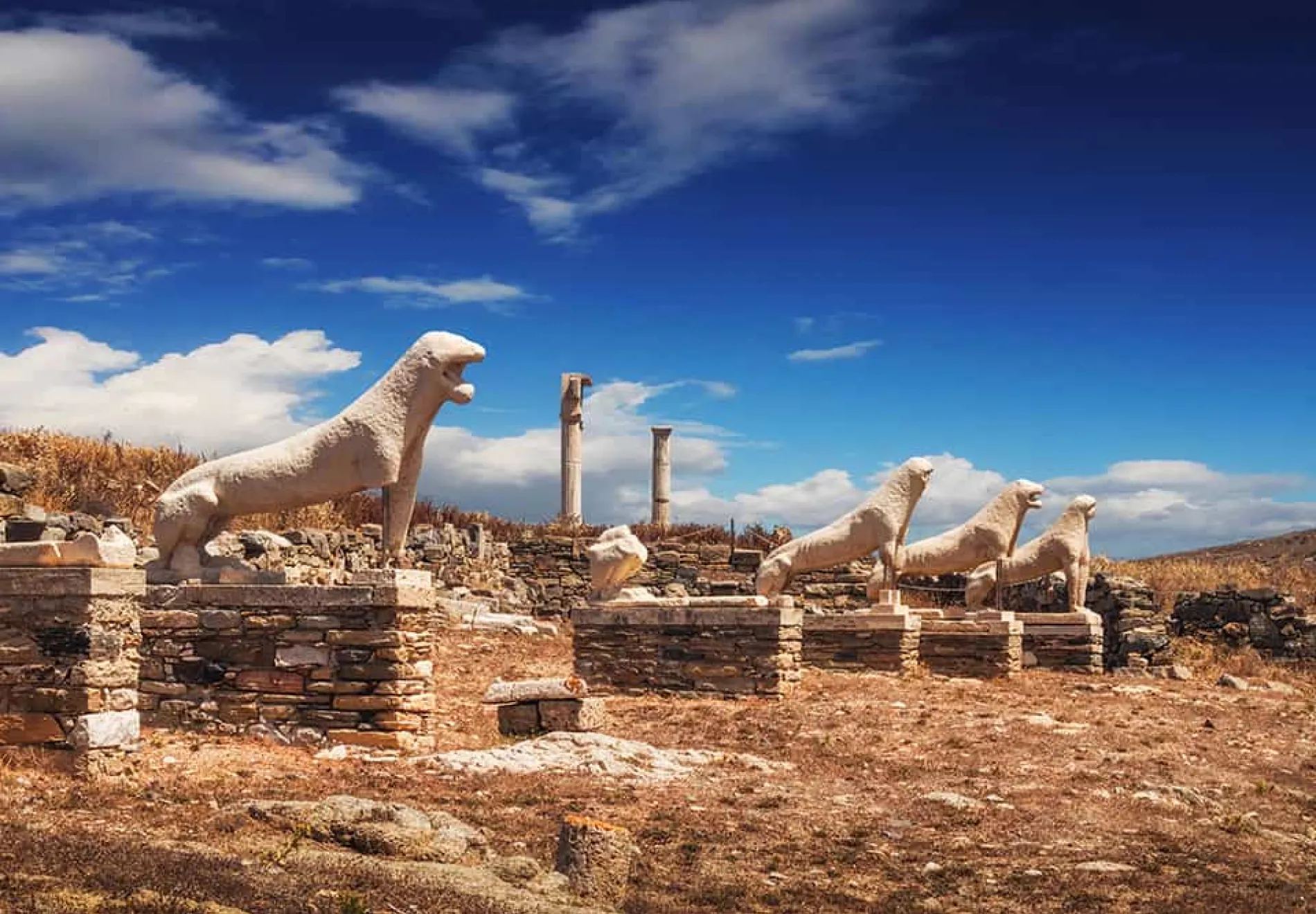 The-Terrace-of-the-Lions-on-Delos-Island-Greece
