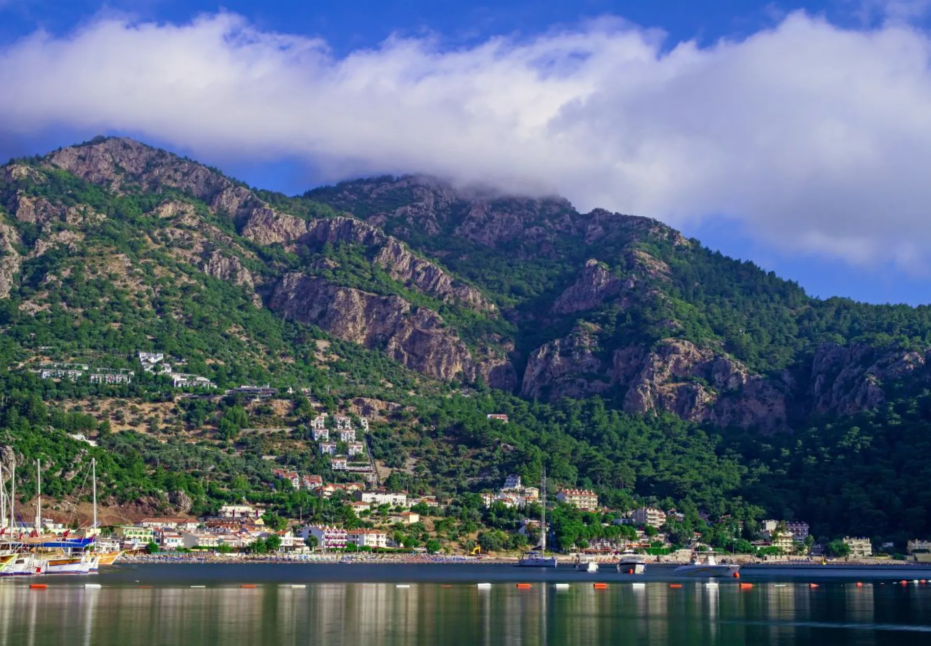 Turunc-bay-Aegean-sea-and-mountains-Turkey