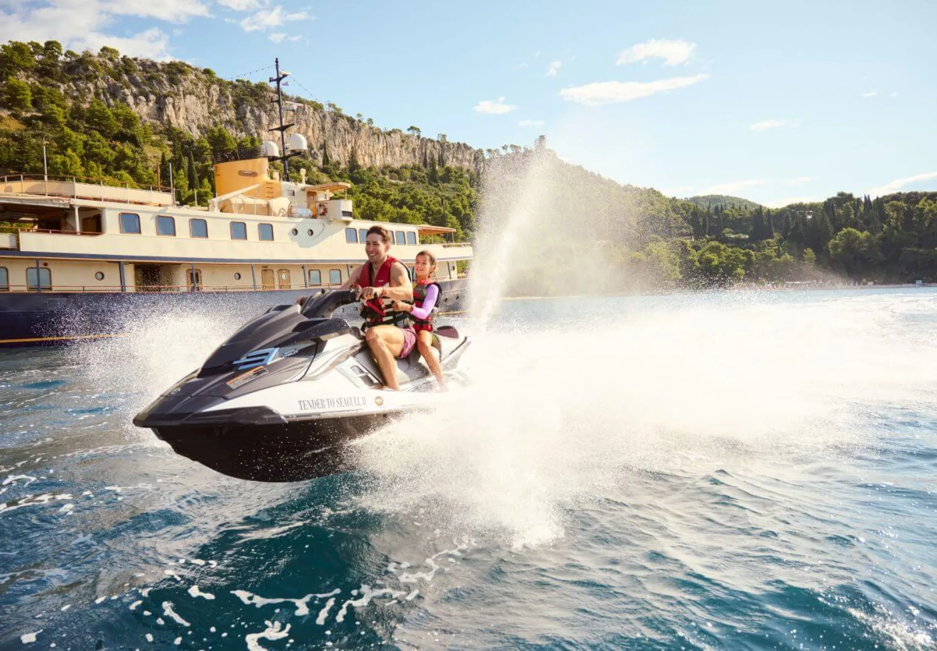 Jet skiing for the ultimate yachting experience