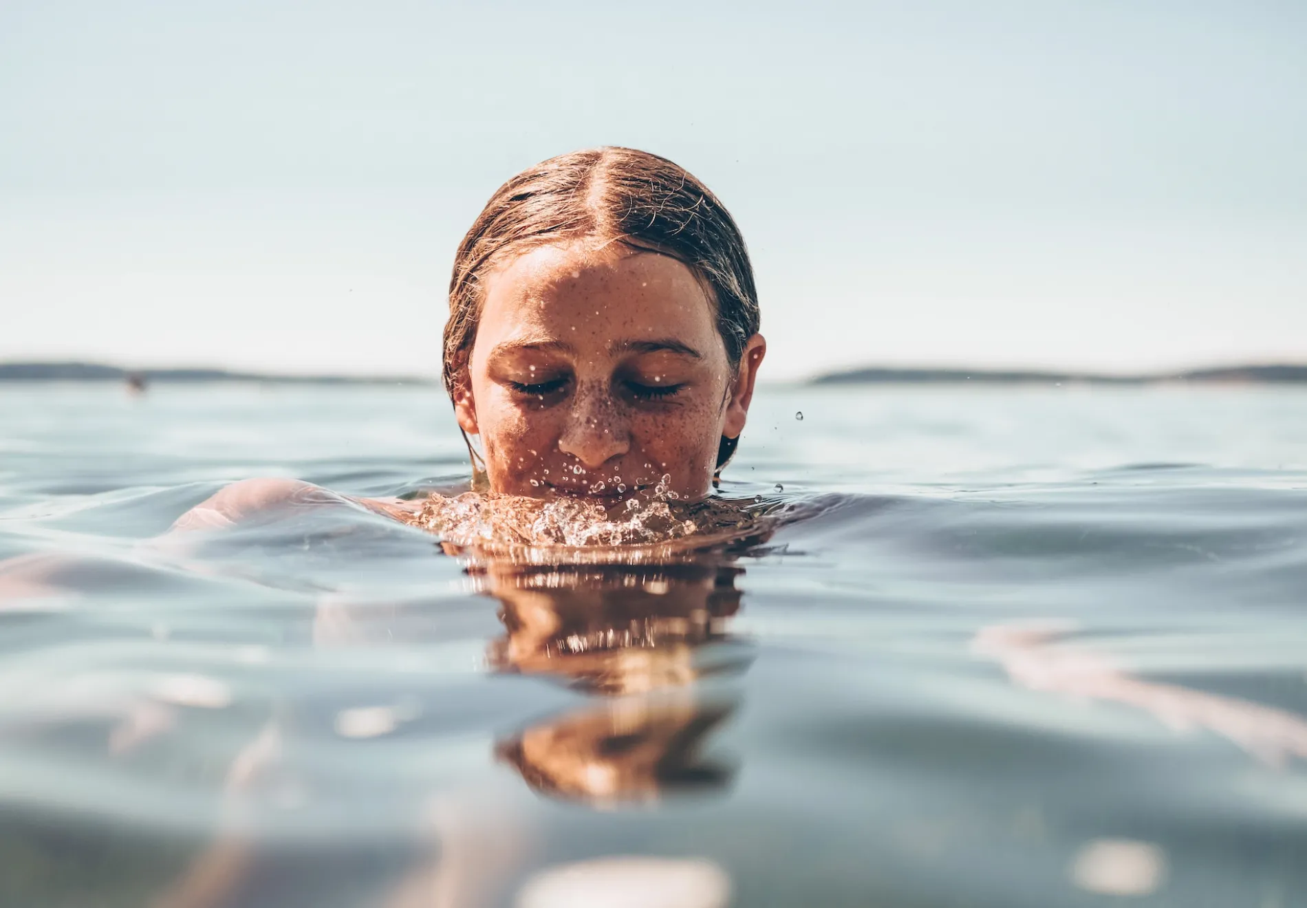 Kids in water