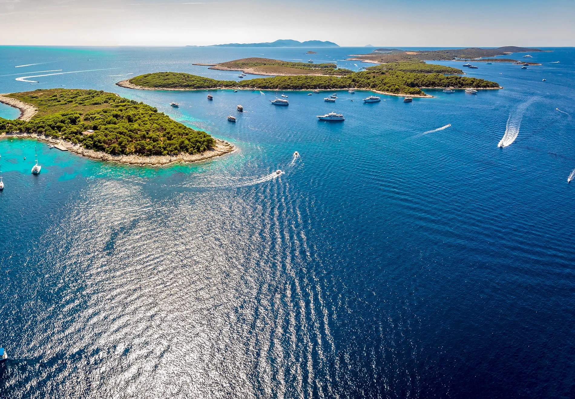 Party enthusiasts shouldn't miss out on the vibrant scenes of Hvar and the Pakleni Islands