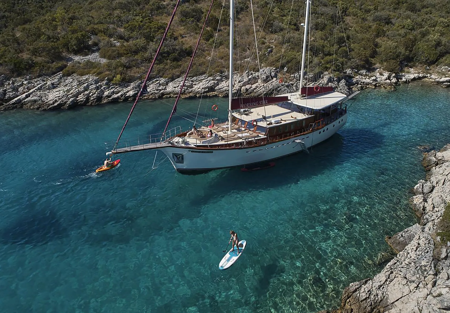 Swim and snorkel in crystal clear waters