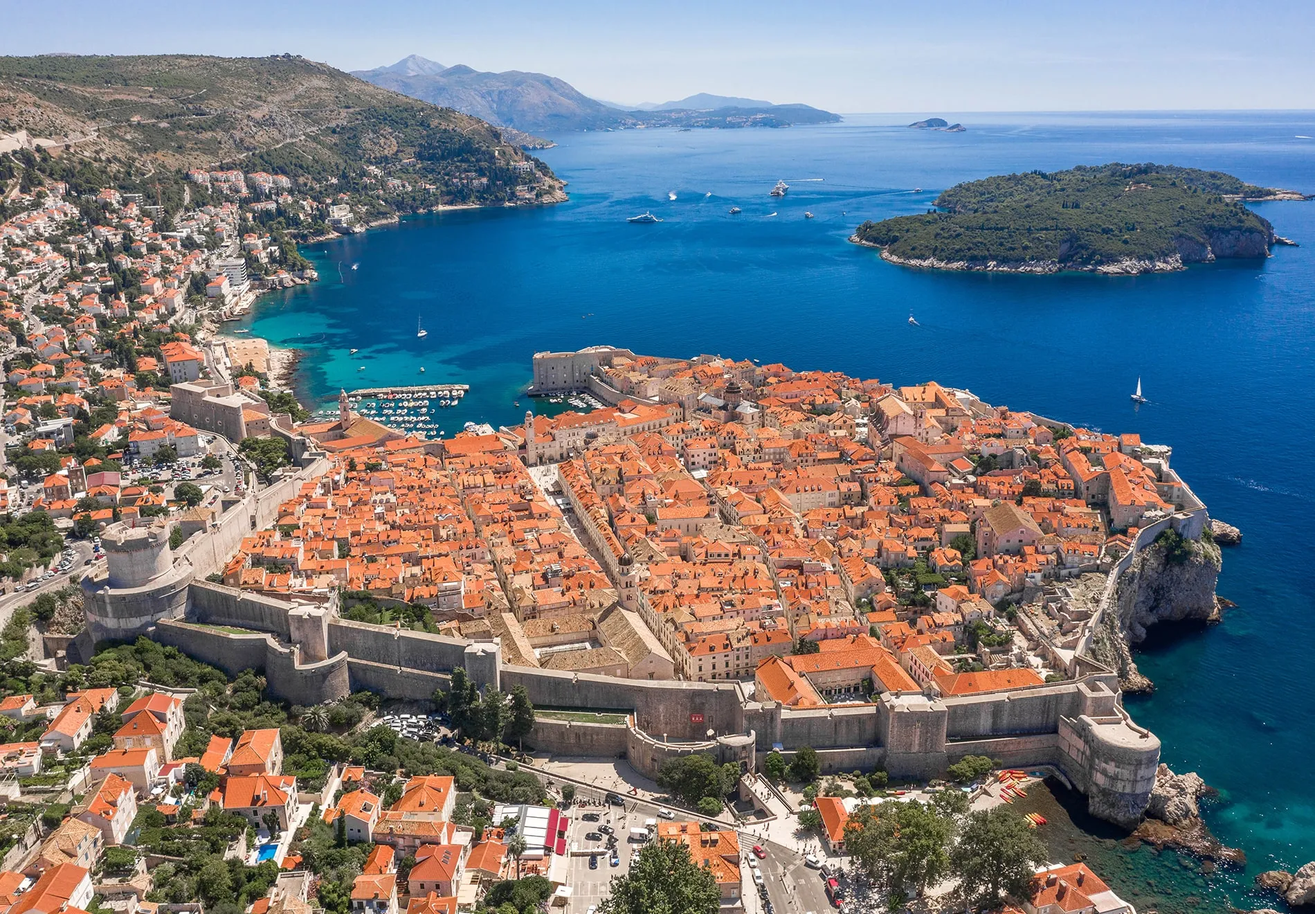 The next one is down towards Dubrovnik, where Ston is a must-stop, heading up to the fortress and eating the most