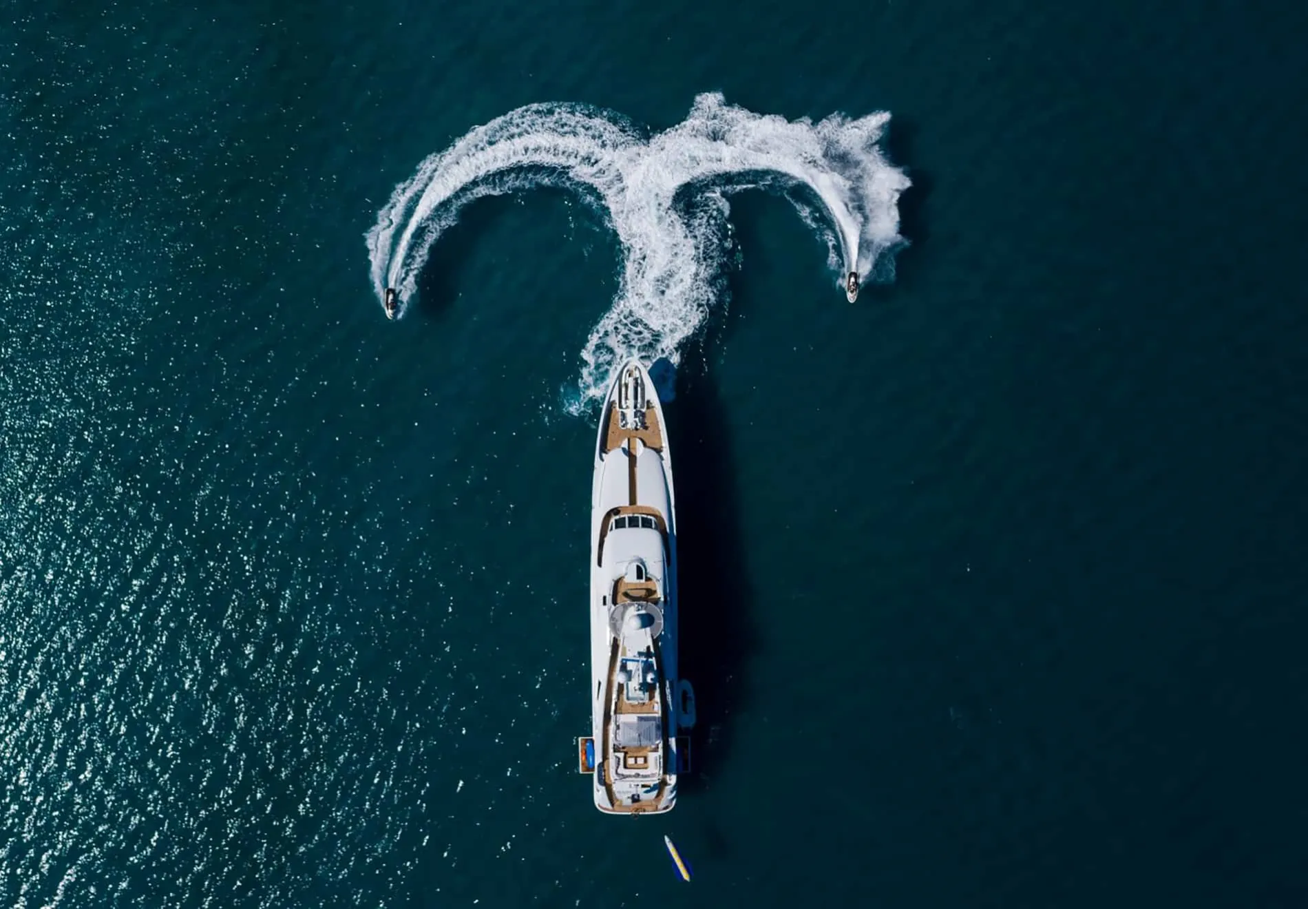 The size the not the only factor that determents the price of a yacht charter