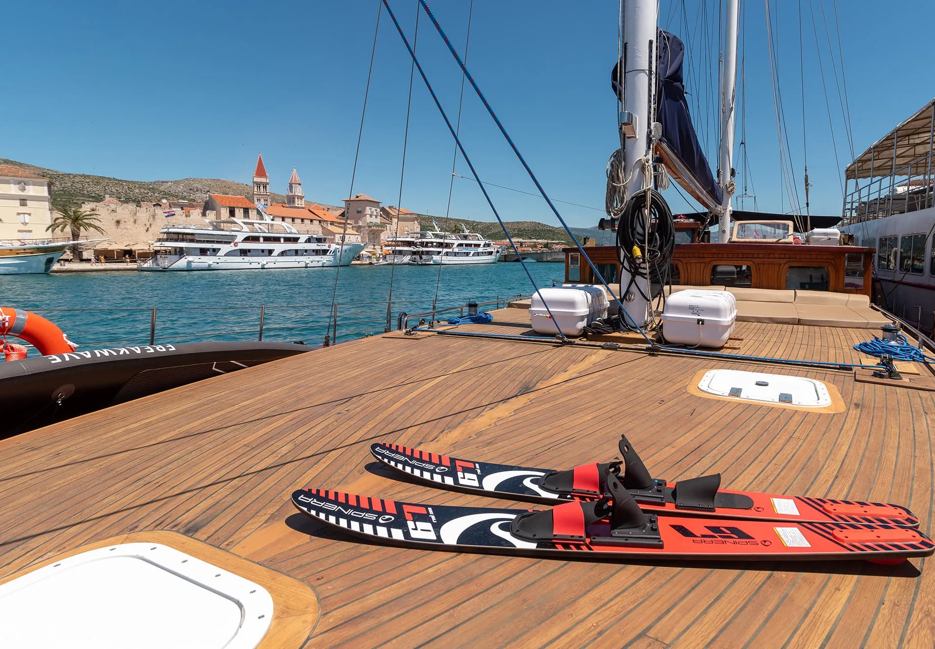 Thrilling water sports and entertainment onboard