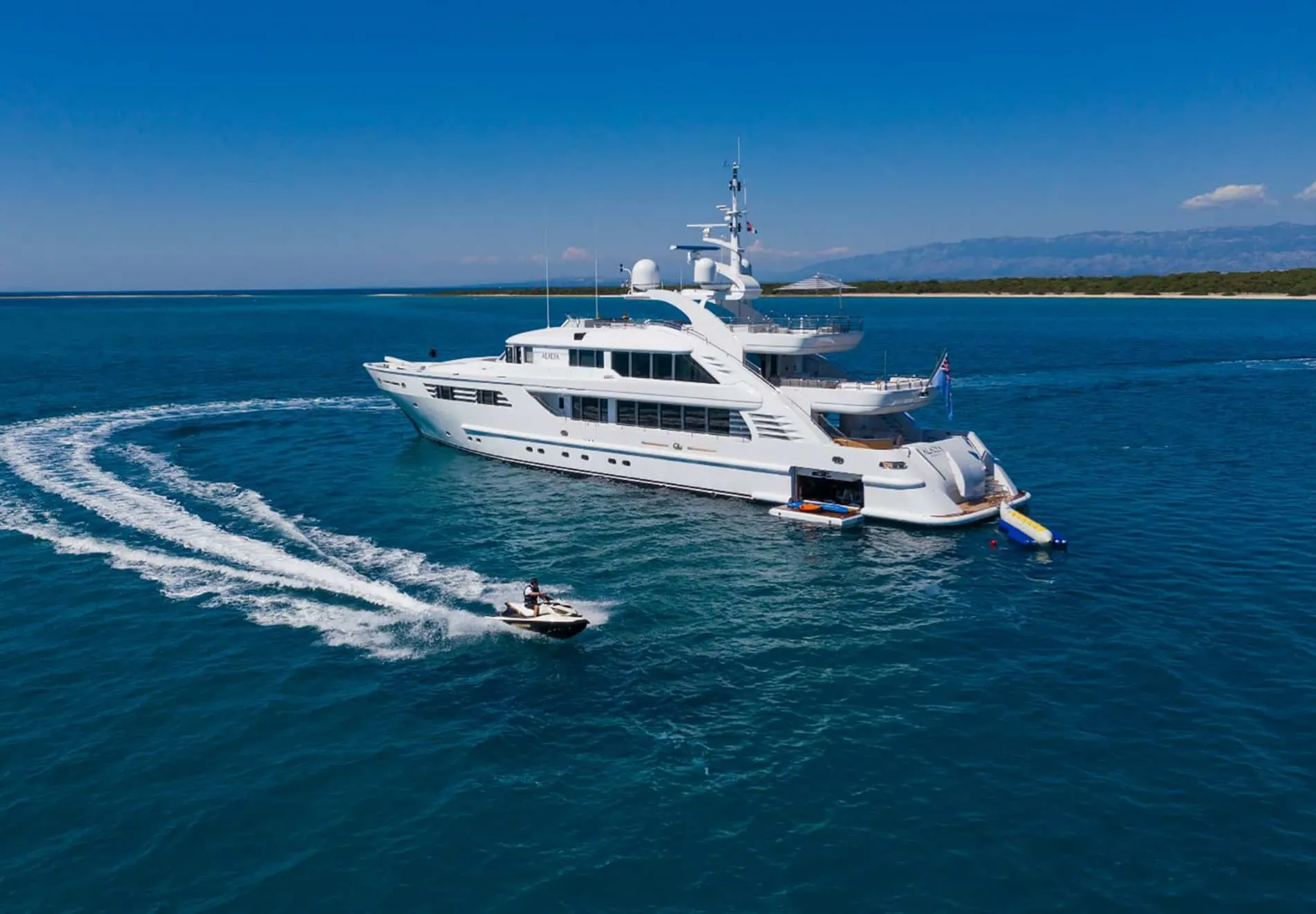 Yacht charter for more than 100000 per week