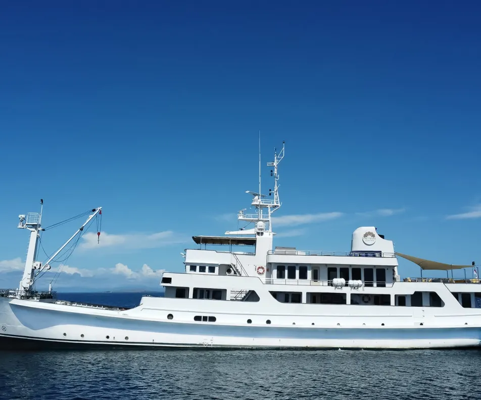 THE TRANS LUXURY YACHT Anchored