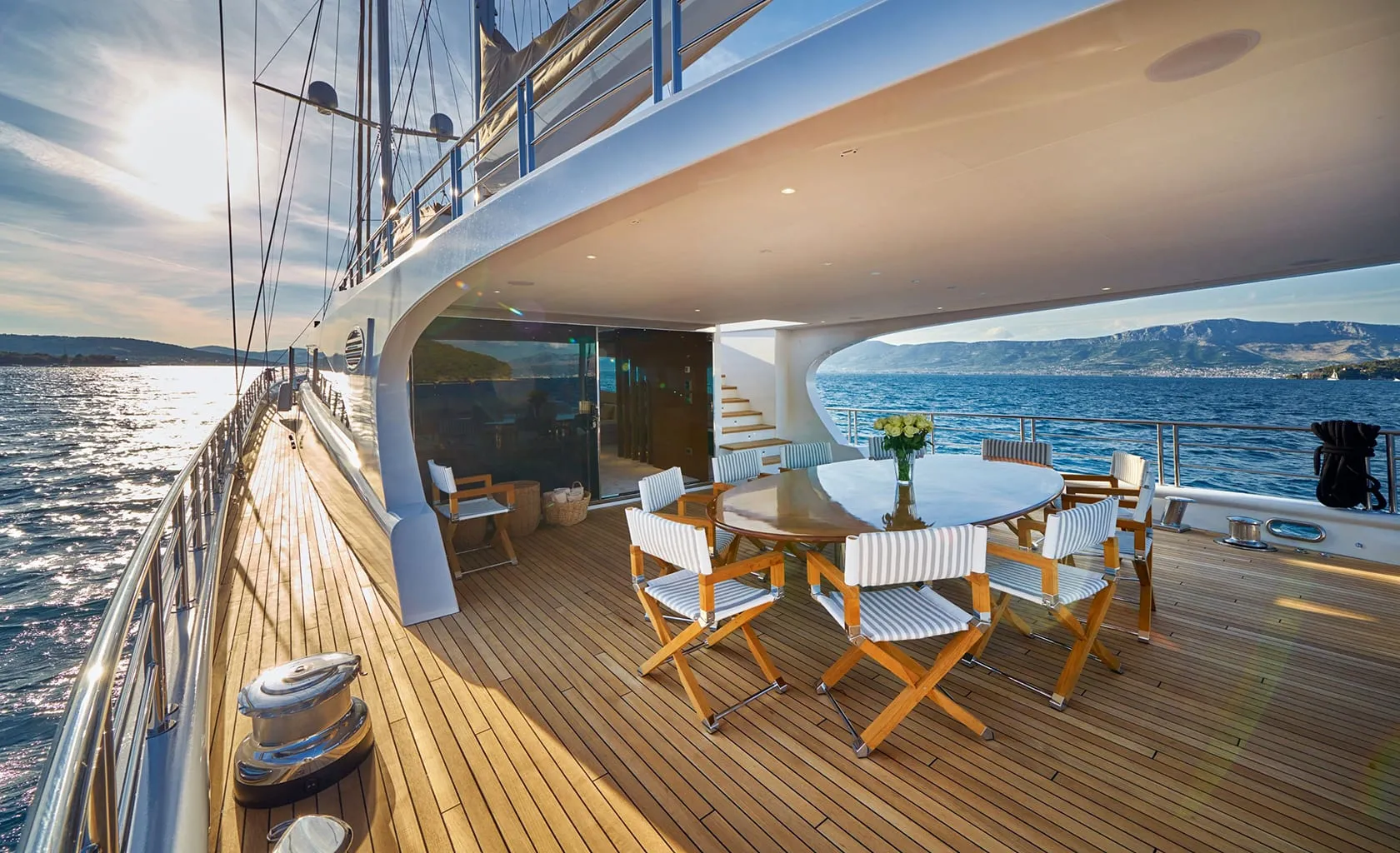 ACAPELLA Aft deck