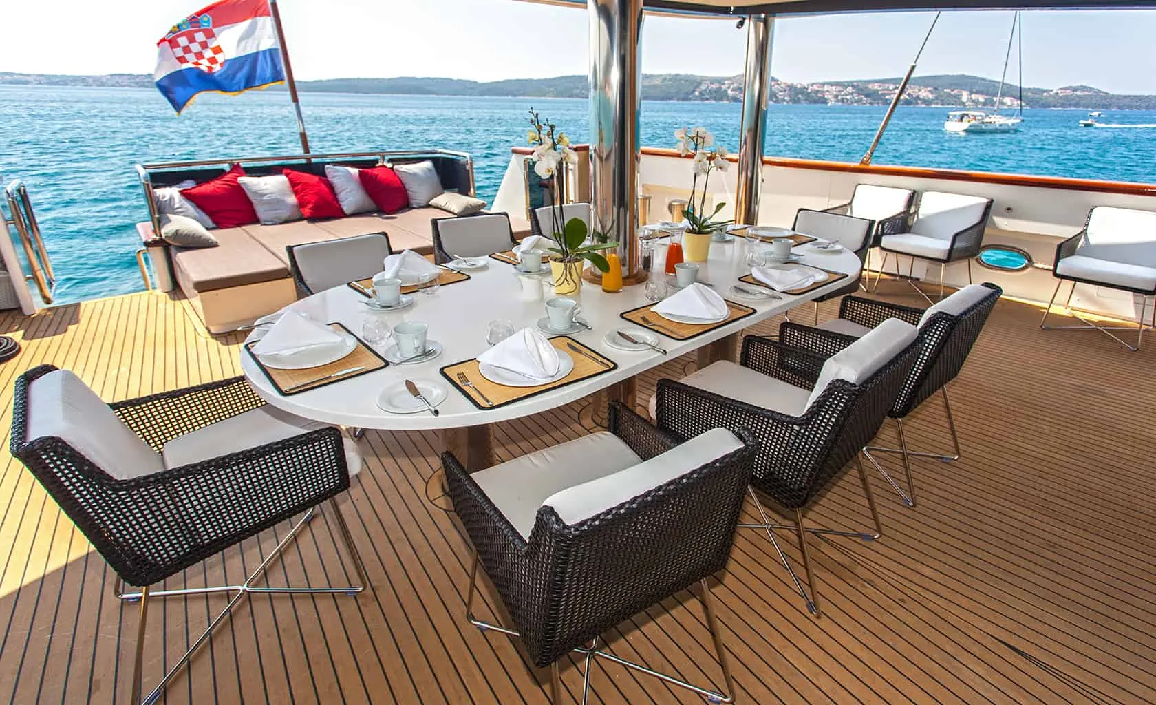 NAVILUX Aft deck