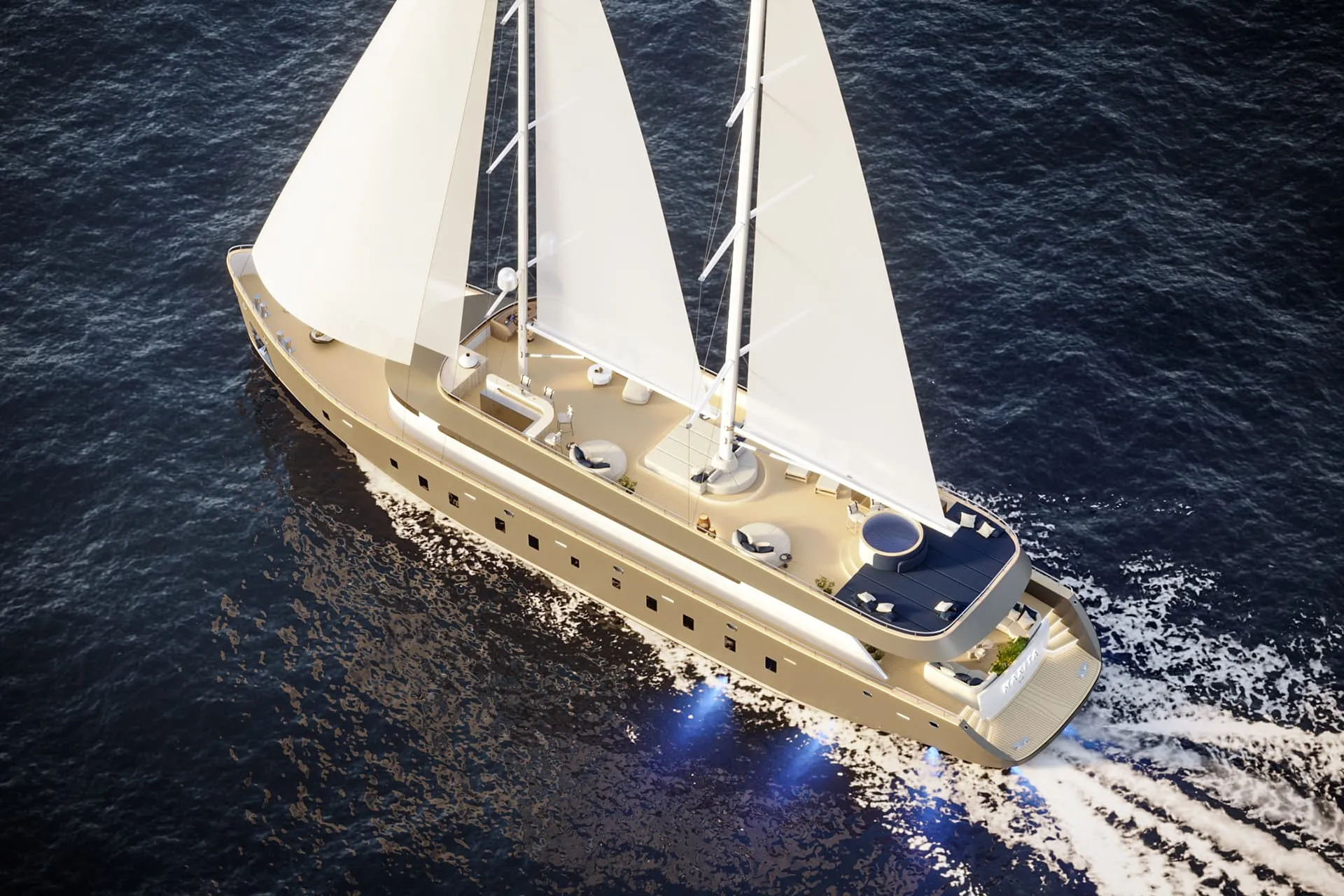 An extraordinary yacht charter in the Adriatic Sea aboard a brand-new luxury DS Yacht Maxita