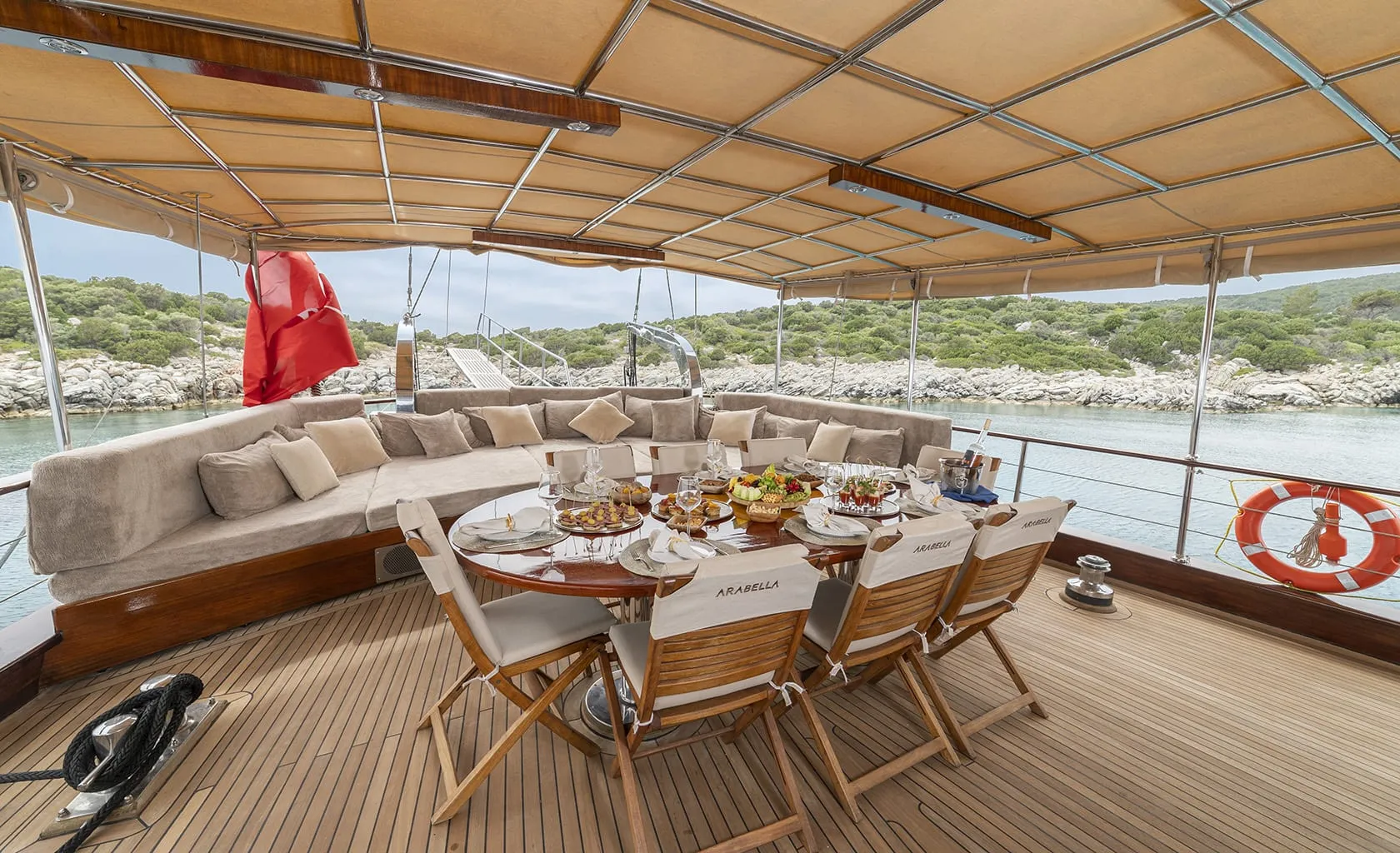 ARABELLA Aft deck